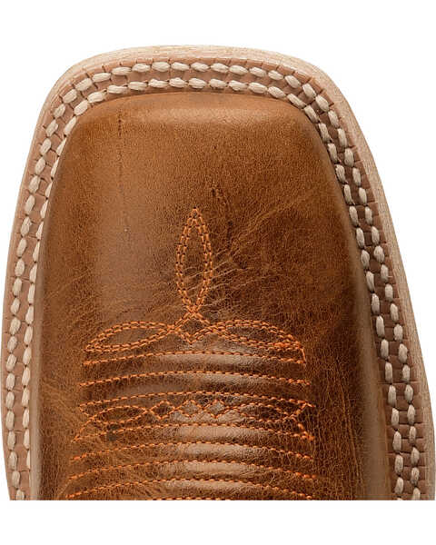 Image #6 - Ariat Women's Floral Textile Circuit Champion Western Boots - Broad Square Toe, Brown, hi-res