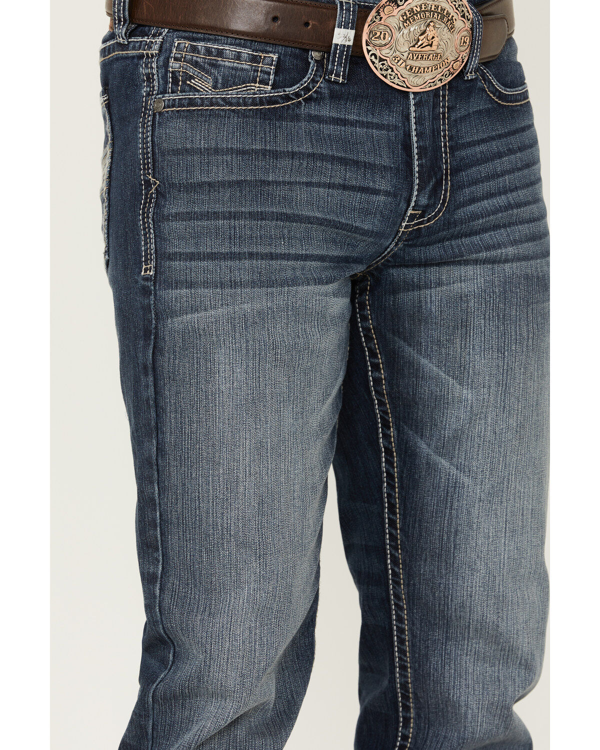 Image #2 - Cody James Men's Moonlight Wash Jackson Slim Straight Stretch Denim Jeans, Medium Wash, hi-res