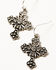 Image #2 - Shyanne Women's Desert Wanderer Turquoise Cross 6-Piece Earrings Set, Silver, hi-res