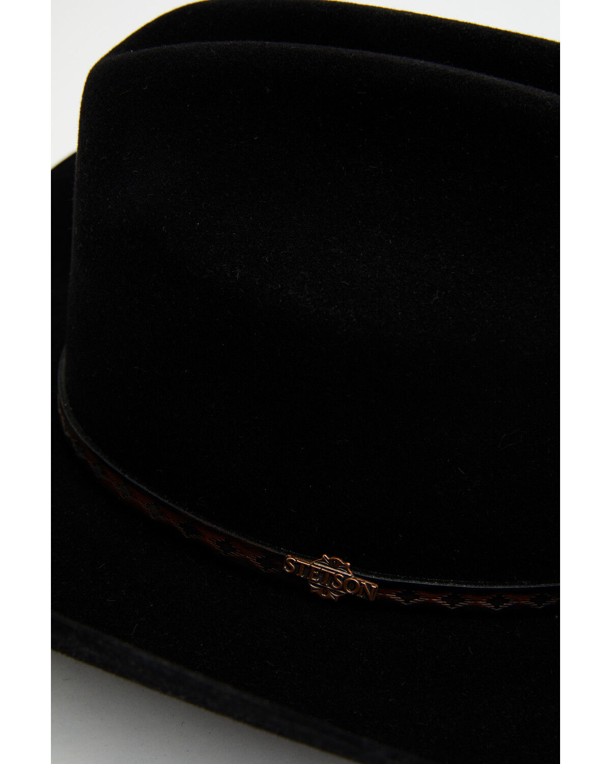 Image #2 - Stetson The Medalist Felt Cowboy Hat, Black, hi-res