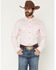 Image #1 - Cody James Men's Basic Solid Long Sleeve Button-Down Stretch Western Shirt - Big, Pink, hi-res
