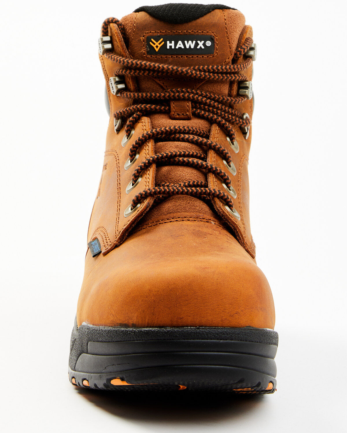 Image #4 - Hawx Men's 6" Enforcer Lace-Up Waterproof Hiking Work Boot - Composite Toe, Brown, hi-res