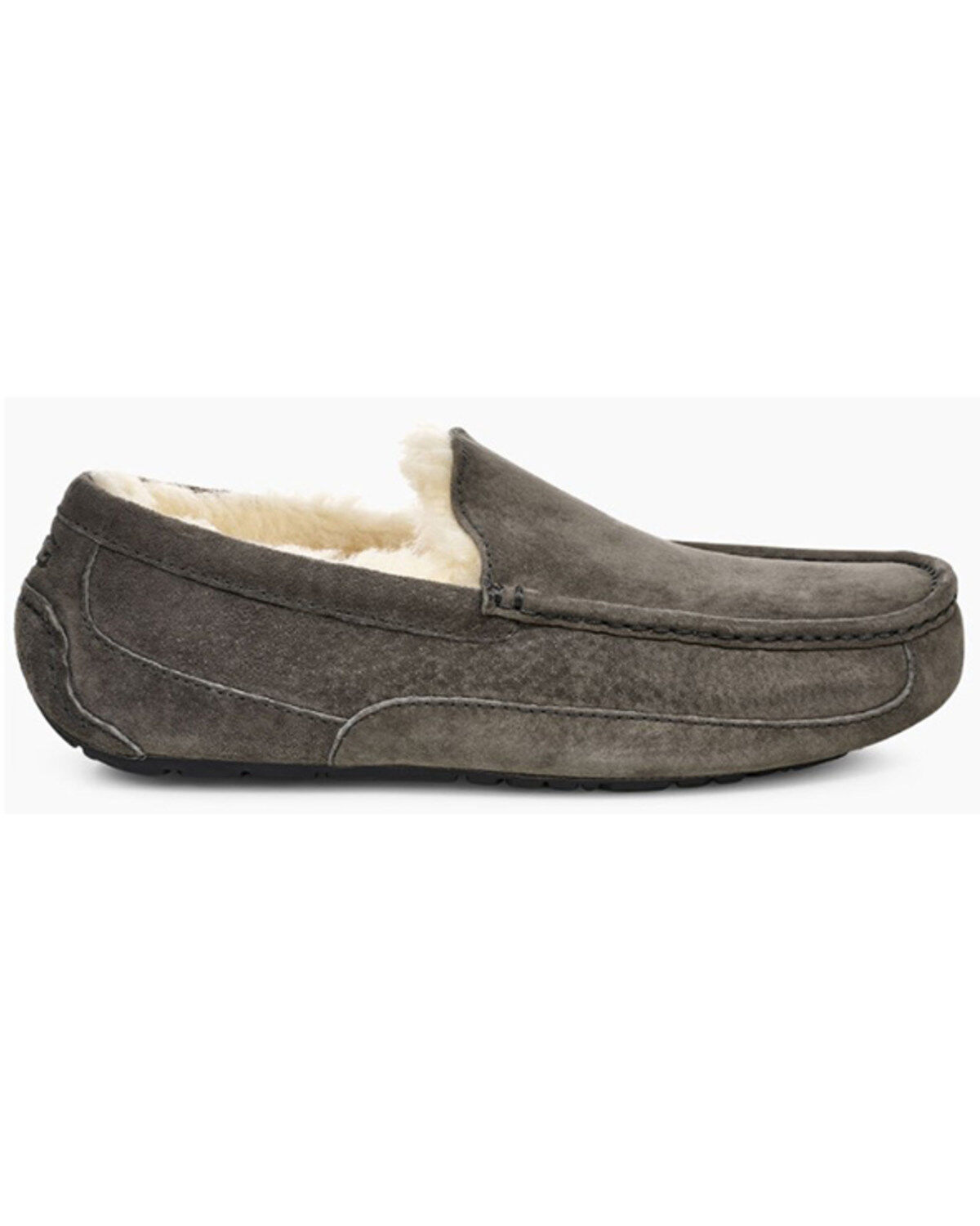 Image #2 - UGG Men's Ascot Slippers, Grey, hi-res