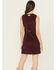 Image #4 - Levi's Women's Vianna Sleeveless Button-Down Corduroy Dress, Wine, hi-res