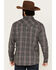 Image #4 - Moonshine Spirit&reg; Men's Badger Plaid Print Long Sleeve Snap Western Shirt, Black, hi-res