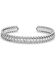 Image #1 - Montana Silversmiths Women's Silver Crystal Roads Cuff Bracelet, Silver, hi-res