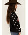 Image #2 - Rock & Roll Denim Girls' Boot Barn Exclusive Wild & Western Star Print Hoodie , Black, hi-res