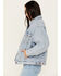 Image #2 - Wrangler Women's Medium Wash Denim Padded Trucker Jacket, Medium Wash, hi-res