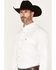 Image #2 - Ariat Men's Solid Twill Long Sleeve Western Shirt - Big & Tall, White, hi-res