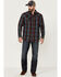 Image #2 - Moonshine Spirit&reg; Men's Fire Starter Large Plaid Long Sleeve Snap Western Shirt, Red, hi-res