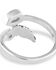 Image #2 - Montana Silversmiths Women's Balance of Nature Open Ring, Silver, hi-res