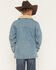 Image #4 - Urban Republic Boys' Medium Wash Sherpa Lined Snap Denim Jacket, Medium Wash, hi-res