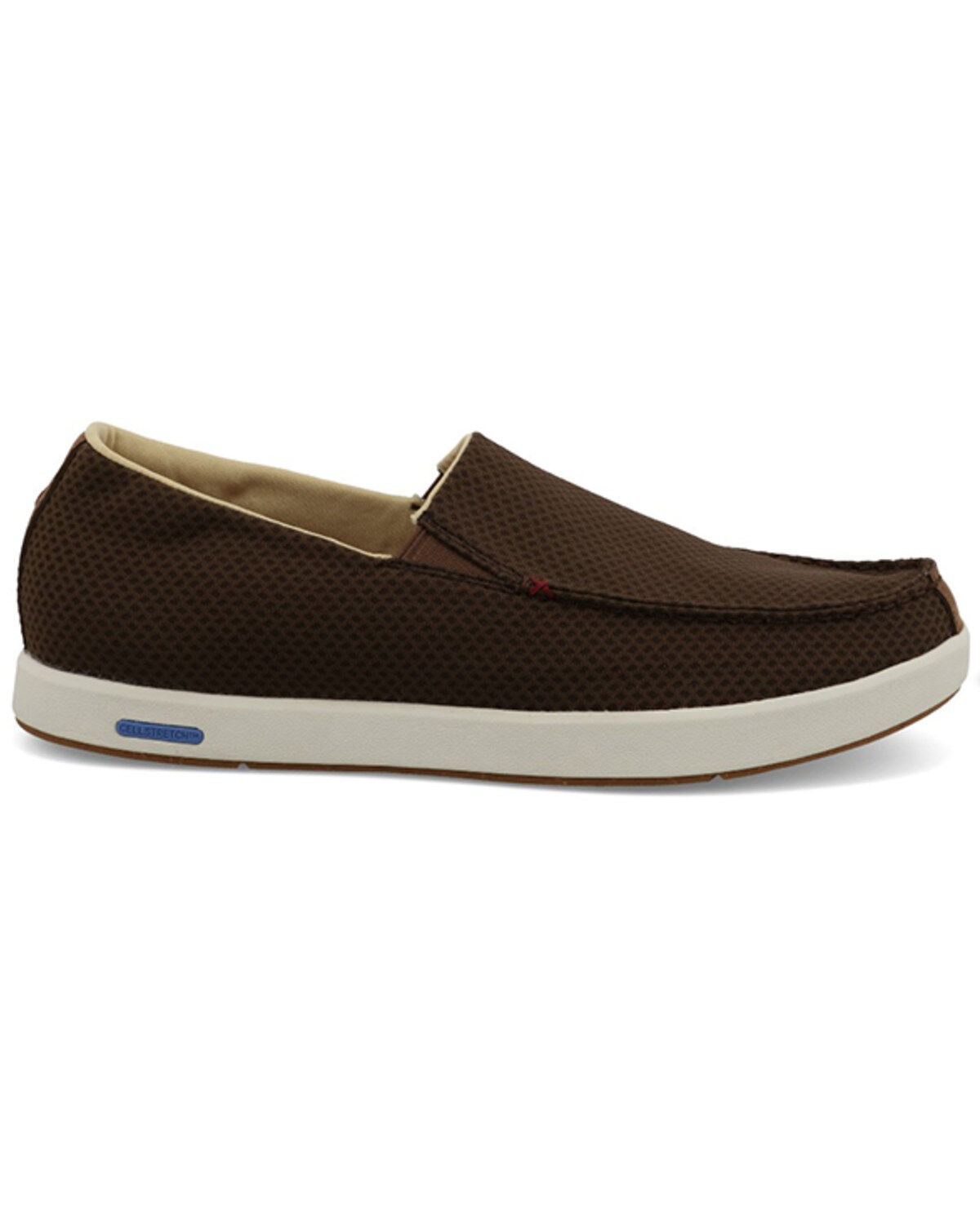 Image #2 - Twisted X Men's Ultralite X&trade; Slip-On Driving Shoes - Moc Toe, Brown, hi-res
