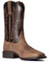 Image #1 - Ariat Men's Authentic Layton Performance Western Boot - Broad Square Toe, Brown, hi-res