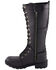 Image #3 - Milwaukee Leather Women&rsquo;s Jane Combat Style Harness Motorcycle Boots - Round Toe, Black, hi-res