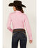 Image #4 - Ariat Women's R.E.A.L Team Kirby Long Sleeve Button-Down Stretch Western Shirt, Pink, hi-res