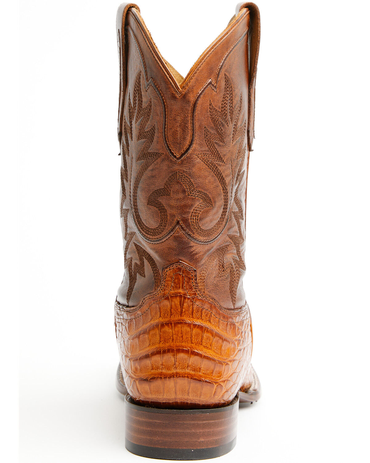 Image #5 - Cody James Black 1978&reg; Men's The Hayward Exotic Caiman Belly Western Boots - Broad Square Toe, Cognac, hi-res