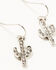 Image #4 - Shyanne Women's Snake And Stone Earring Set , Pink, hi-res