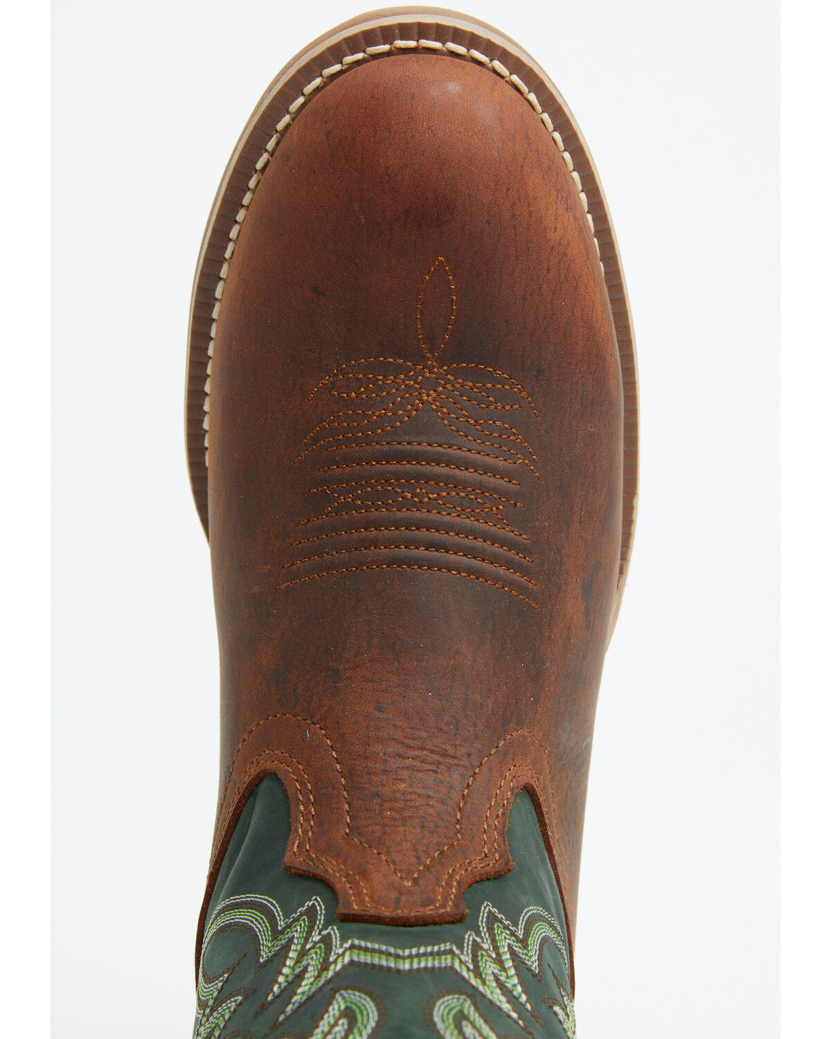 Image #6 - Justin Men's Frontier Wild Bill Performance Western Boots - Round Toe, Brown, hi-res