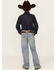 Image #3 - Rock & Roll Denim Boys' Light Wash V Stitch Bootcut Jeans , Blue, hi-res