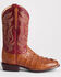 Image #2 - Lucchese Men's Hendrik Exotic Caiman Western Boots - Broad Square Toe, Cognac, hi-res