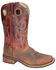 Image #1 - Smoky Mountain Timber Brown Western Boots - Broad Square Toe, Brown, hi-res