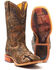 Image #1 - Tin Haul Men's John 3:16 Western Boots - Broad Square Toe, Brown, hi-res