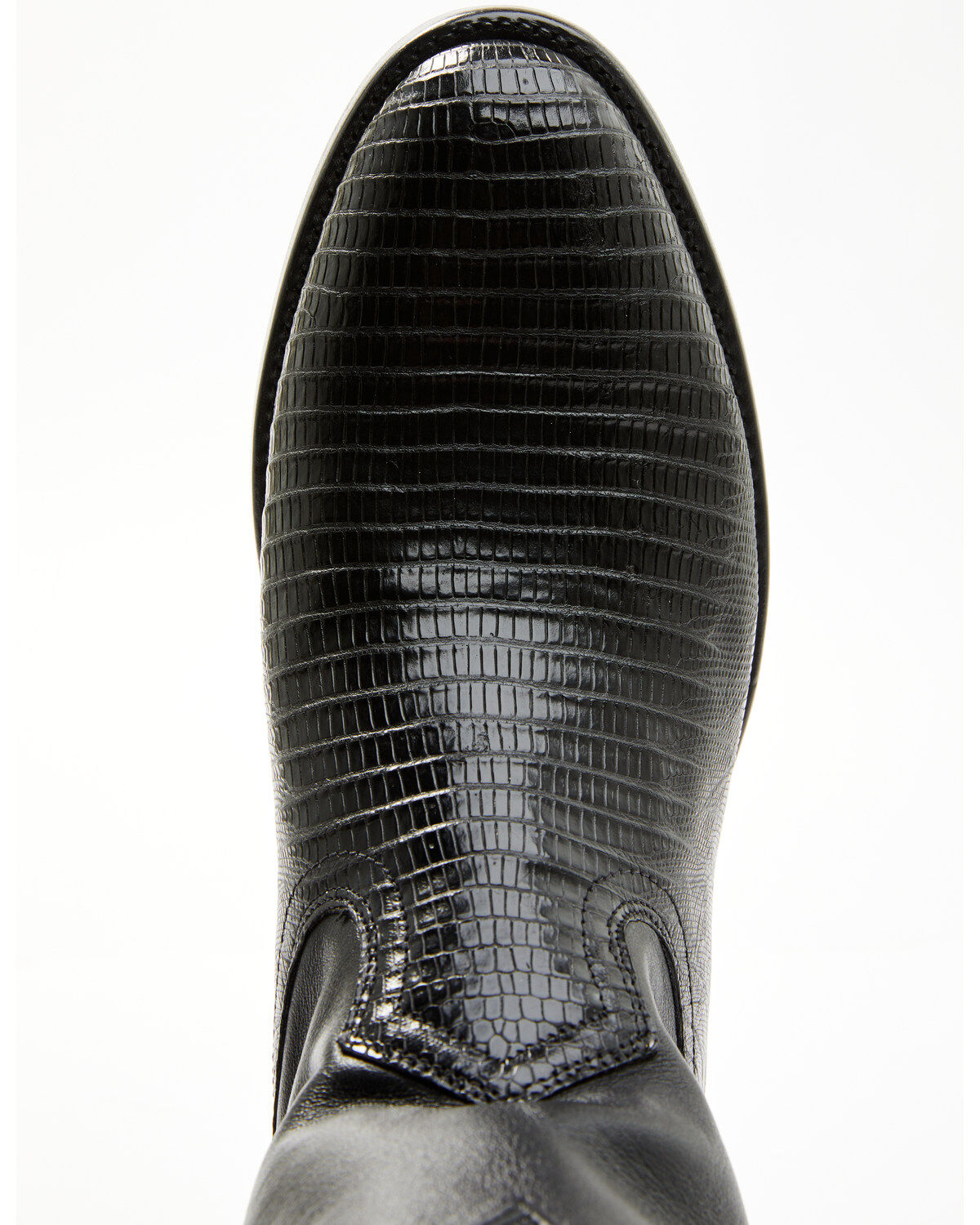 Image #6 - Cody James Black 1978&reg; Men's Carmen Exotic Teju Lizard Roper Boots - Round Toe, Black, hi-res