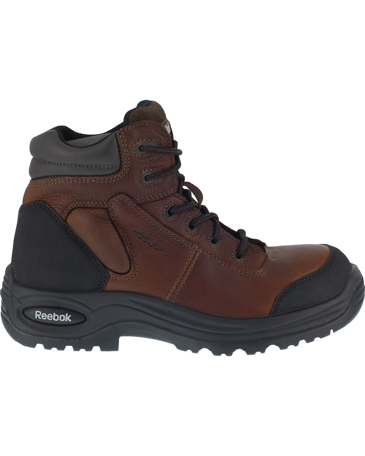 Image #3 - Reebok Men's Trainex 6" Lace-Up Work Boots - Composite Toe, Brown, hi-res
