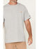 Image #3 - Carhartt Men's Force® Relaxed Fit Short Sleeve Pocket T-Shirt , Silver, hi-res