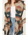 Image #3 - Cripple Creek Women's Southwestern Print Hooded Wrap Jacket, Tan, hi-res