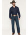 Image #1 - Wrangler 20X Men's Competition River Wash Boot Cut Jeans, Vintage Blue, hi-res