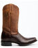 Image #2 - Moonshine Spirit Men's Madison Brown Printed Leather Western Boots - Square Toe, Brown, hi-res