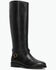 Image #1 - Frye Women's Melissa Belted Riding Fashion Boots - Round Toe, Black, hi-res