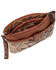 Image #3 - Wrangler Women's Cowhide Clutch , Brown, hi-res