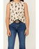 Image #3 - Wrangler Girls' Rodeo Print Sleeveless Tank , Tan, hi-res