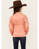 Image #4 - Shyanne Girls' Juniper Faux Suede Fringe Jacket , Rose, hi-res