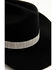 Image #2 - Idyllwind Women's Saddlebrook Rhinestone Felt Cowboy Hat, Black, hi-res