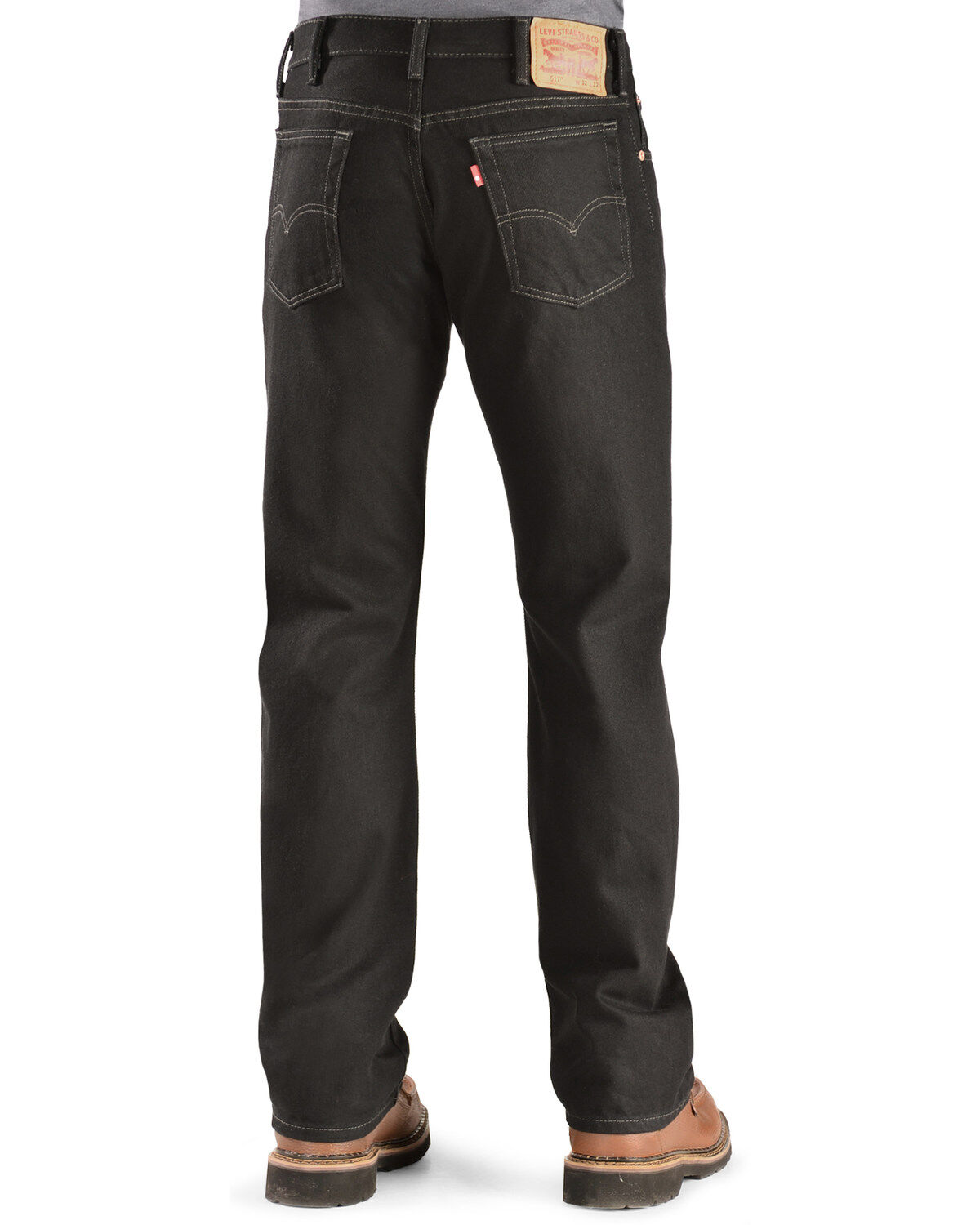 Levi's Men's 517 Prewashed Low Slim Bootcut Jeans, Black, hi-res