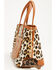 Image #1 - Shyanne Rhinestone Leopard Cowboy Hat Bag Charm, Brown, hi-res