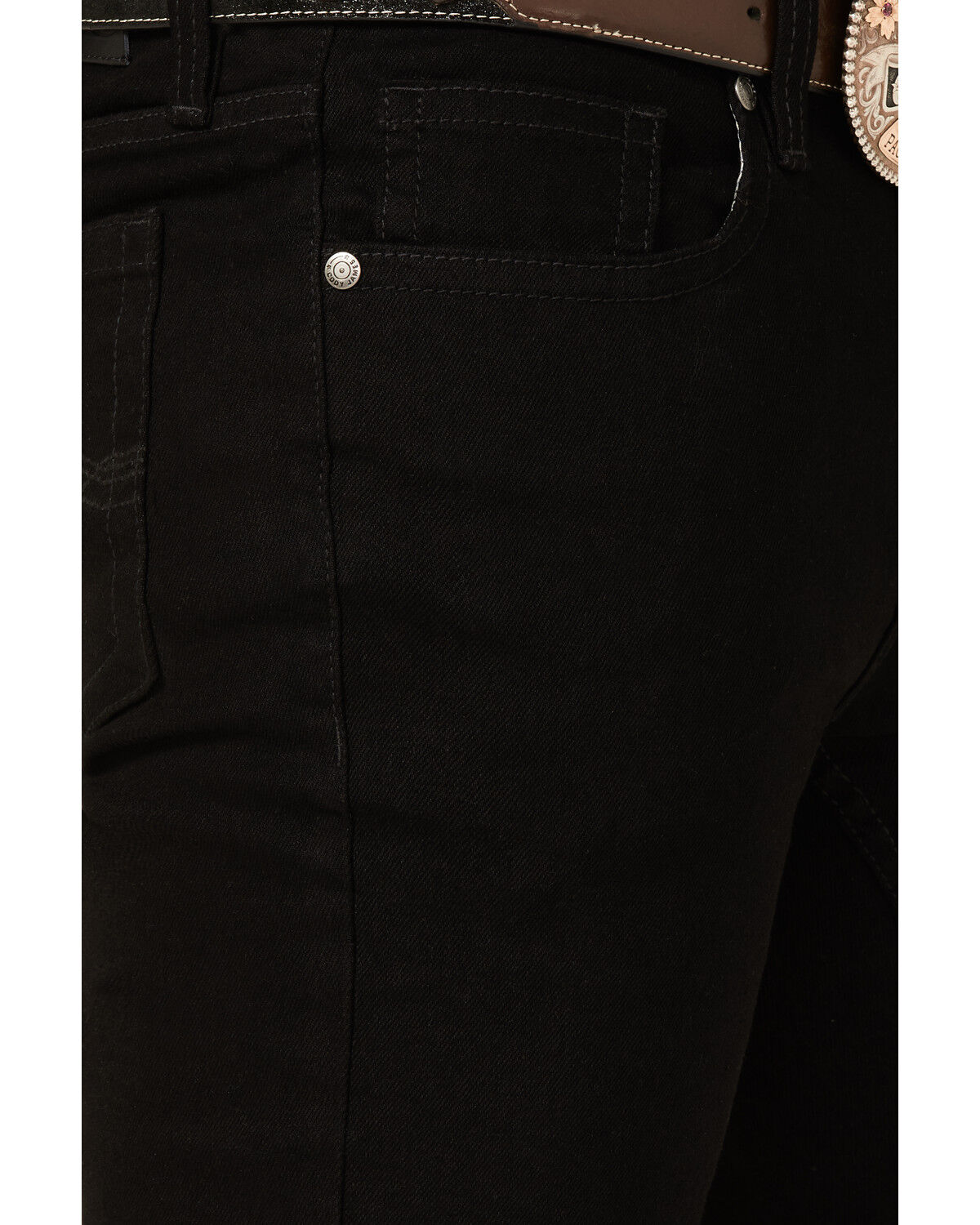 Image #2 - Cody James Men's Night Rider Wash Wyatt Slim Bootcut Stretch Denim Jeans - Tall, Black, hi-res