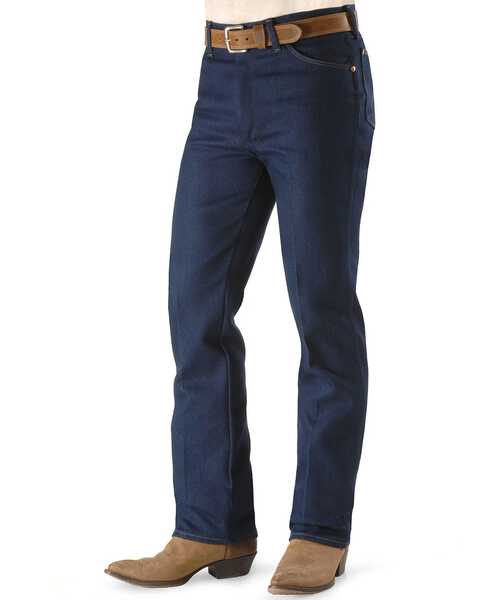 Image #2 - Wrangler Men's Cowboys Cut Stretch Regular Fit Jeans, Indigo, hi-res