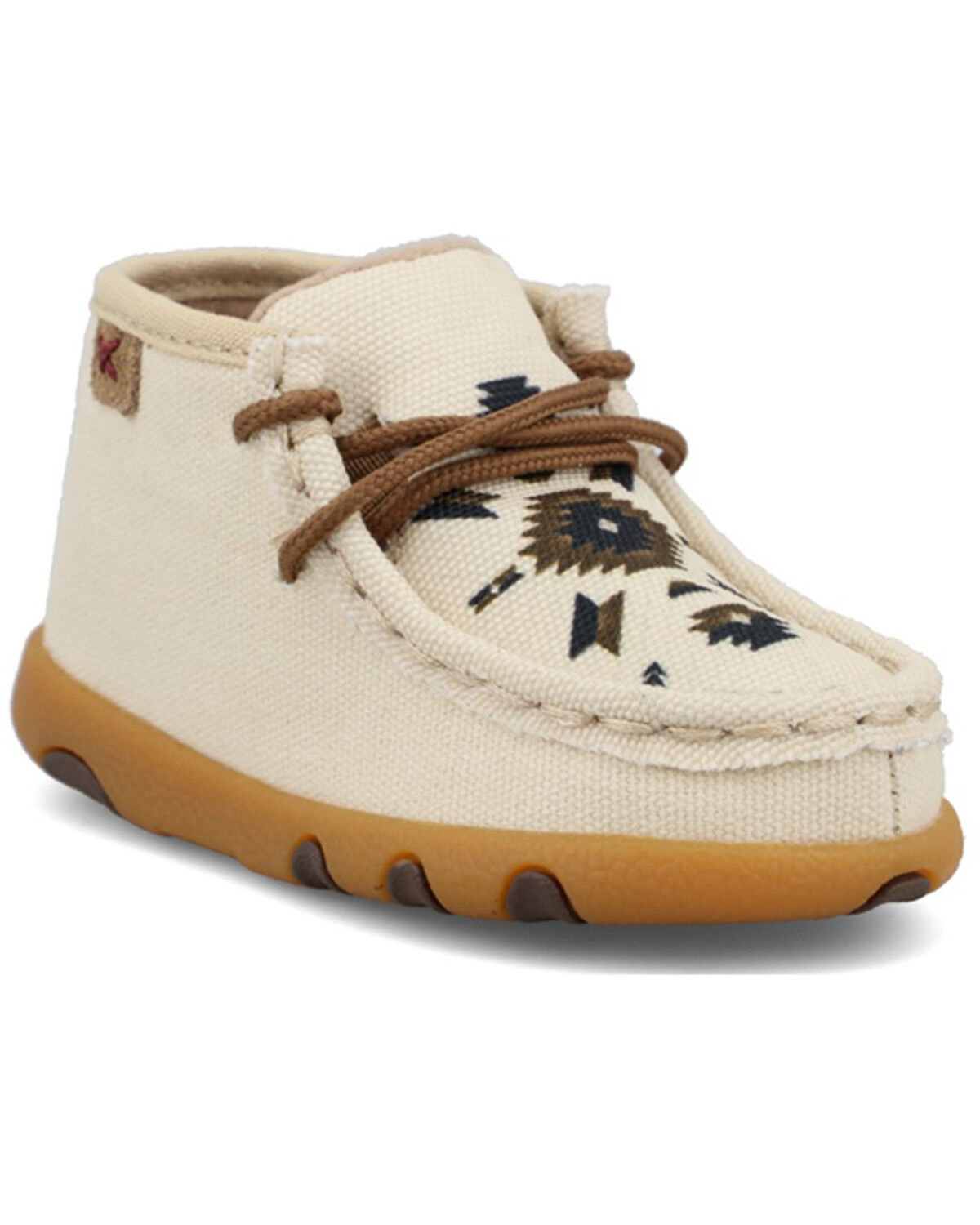 Image #1 - Twisted X Infant Boys' Chukka Driving Mocs, Beige, hi-res