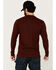 Image #4 - Troll Co Men's Grit Logo Long Sleeve Graphic Shirt , Maroon, hi-res