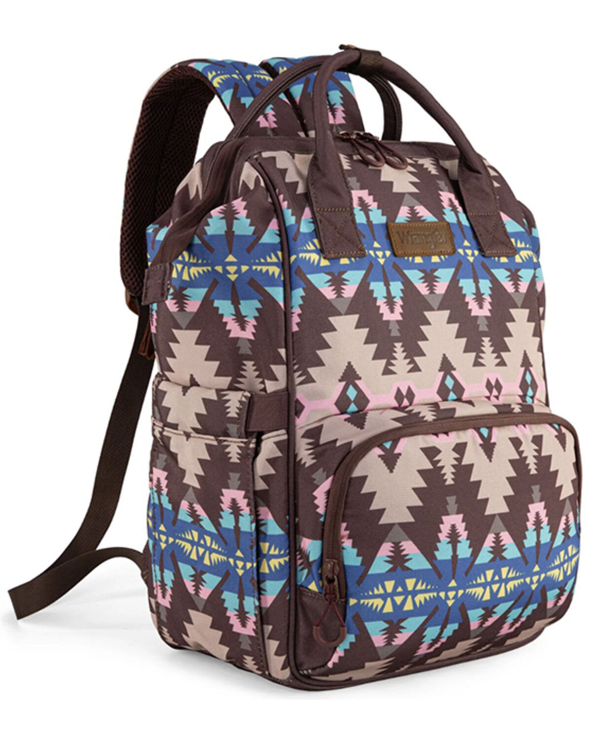 Image #1 - Wrangler Women's Southwestern Print Diaper Bag, Coffee, hi-res
