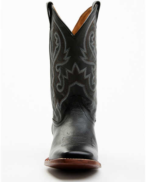 Image #4 - Cody James® Men's Square Toe Stockman Boots, Black, hi-res