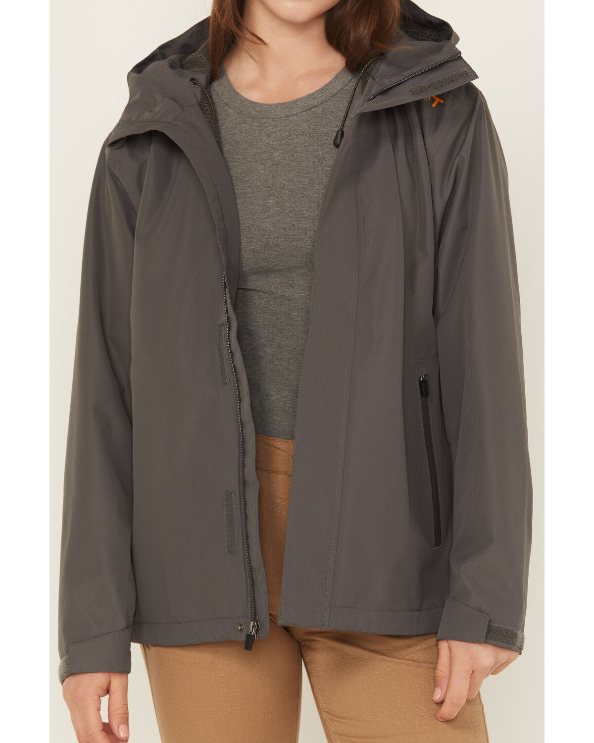 Image #2 - Ariat Women's Rebar Stormshell Waterproof Jacket, Grey, hi-res