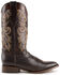 Image #2 - Ferrini Men's Tundra Western Boots - Square Toe, Chocolate, hi-res