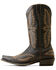 Image #2 - Ariat Men's Ryman Roughout Western Boots - Snip Toe , Black, hi-res