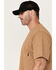 Image #2 - Hawx Men's Forge Solid Short Sleeve Pocket T-Shirt, Tan, hi-res